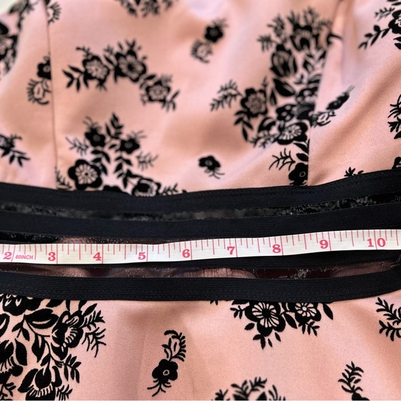 Blush and Black Floral Dress - Junior size 3 - Picture 9 of 9